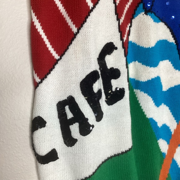 Vintagee I.B. Diffusion Sweater Cafe Umbrella Beach Sm - Picture 3 of 6